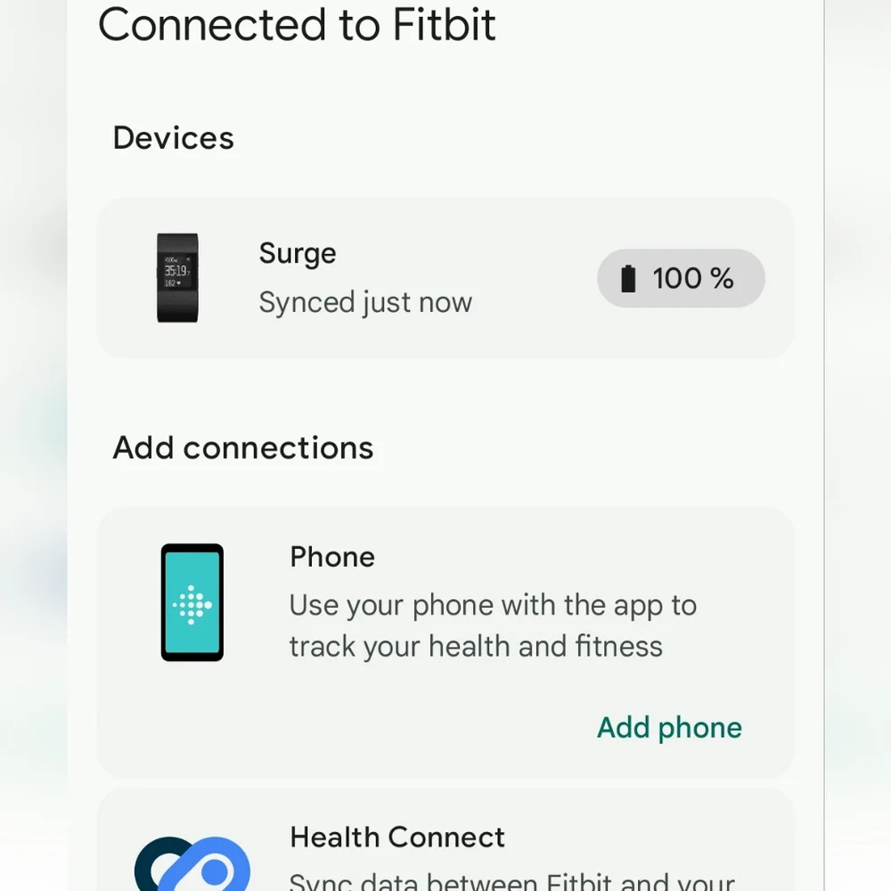Fitbit Surge FB501 Fitness Superwatch Tracker Gunmetal Black Band‎ Heart Rate